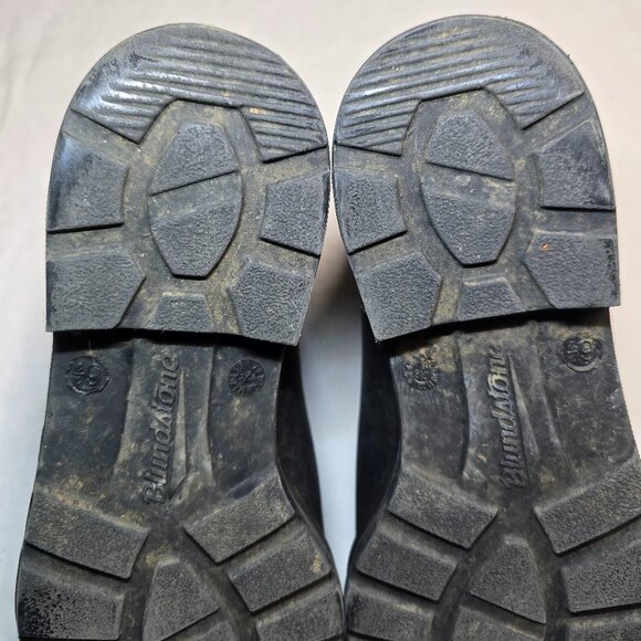 Blundstone Chelsea Women's 6.5 Black Leather Boots Lug Heal - Picture 13 of 16